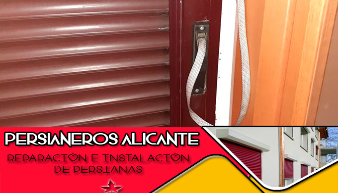 Reparación persianas El Campello 2 cambiar cuerda persiana